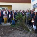 Les élus devant la trésorerie de Salies